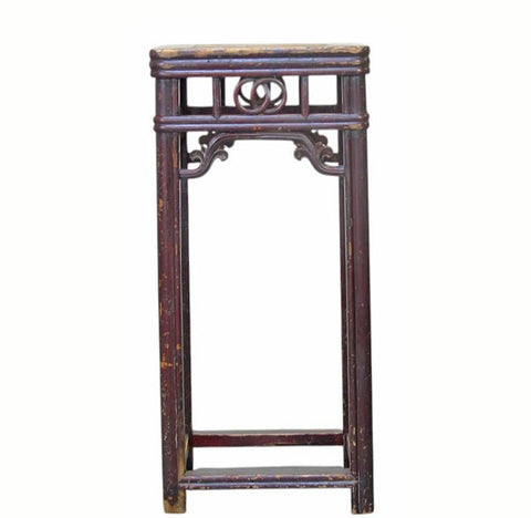 19th Century Chinese Elm Pedestal Table - Dyag East