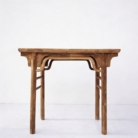19th Century Elm 38" Altar Table - Dyag East