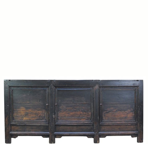 3 Door Black Farmer's Sideboard - Dyag East