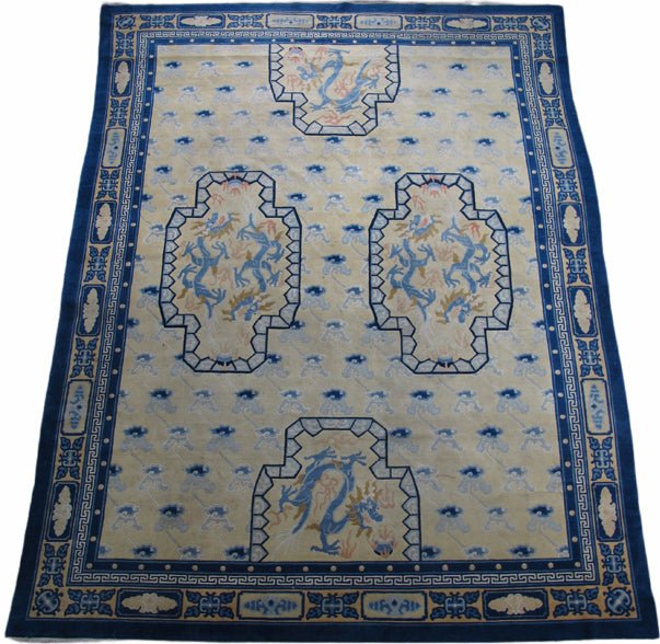 6 Dragons Peking Rug: 12 ft 3 in x 9 ft - Dyag East