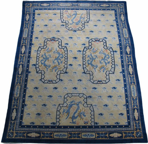 6 Dragons Peking Rug: 12 ft 3 in x 9 ft - Dyag East