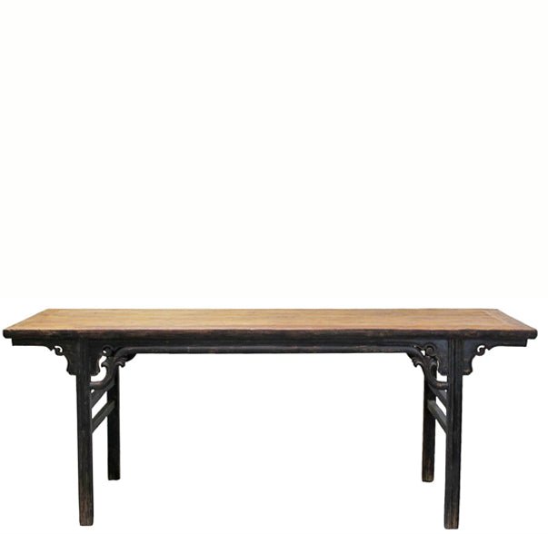 86" Long Antique Chinese Painting Table - Dyag East