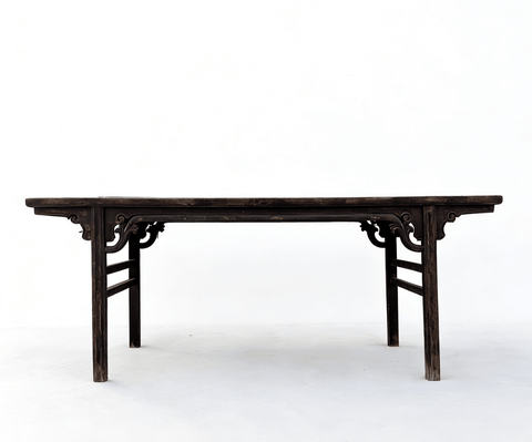 86" Long Antique Chinese Painting Table - Dyag East