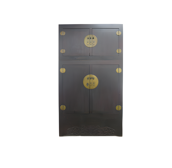 8 Feet Tall Antique Chinese Compound Cabinet