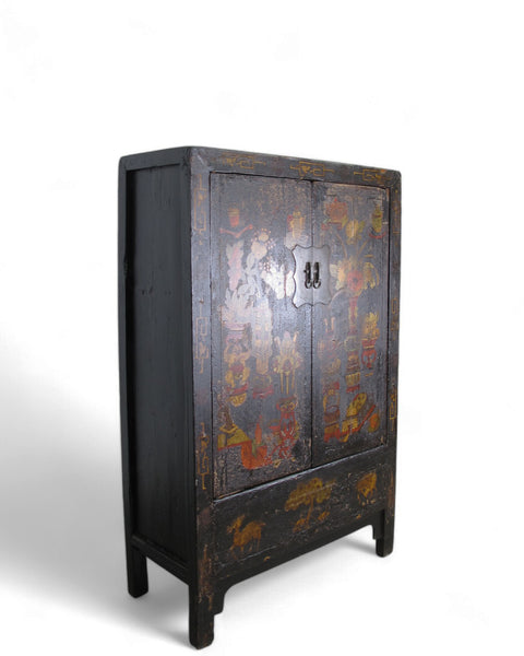 Hand Painted Antique Chinese Cabinet 2