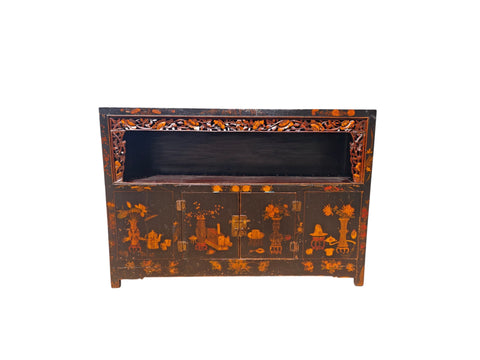 19th Century Hand-Painted Buffet Cabinet