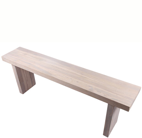 Modern White Teak Console Table 58