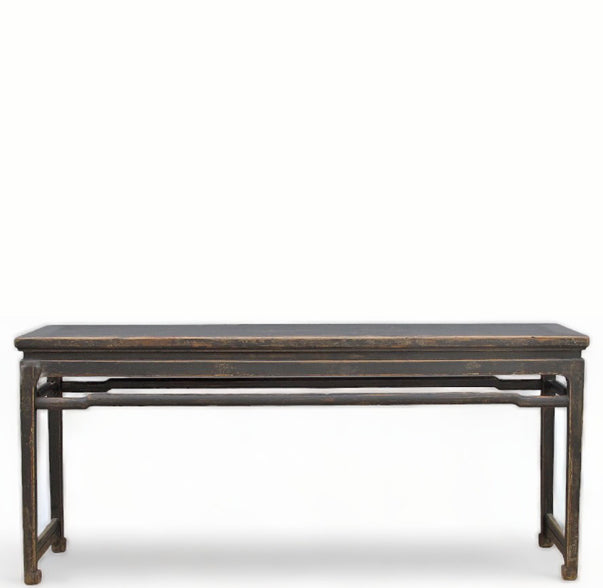 Black 74" Inch Long MingQing Console Table ON HOLD!