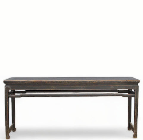 Black 74" Inch Long MingQing Console Table ON HOLD!
