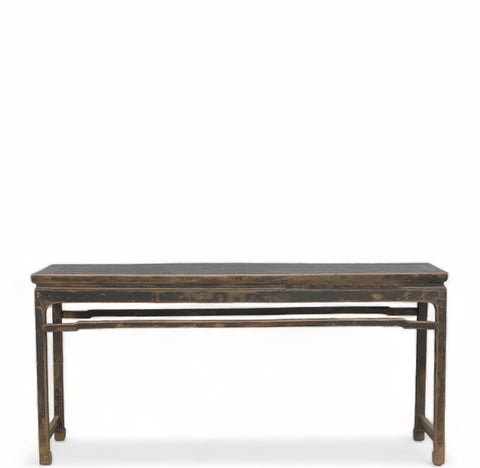 Black 70" Inch Long Console Table