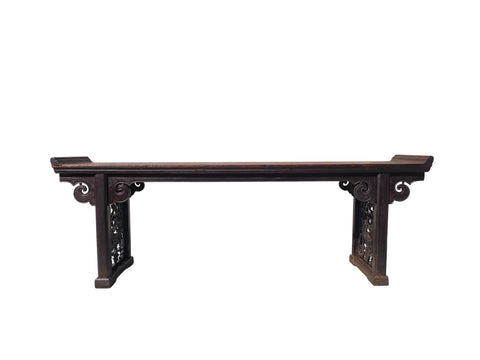 Mid 18th Century 107" Long Everted-Flange Altar Table