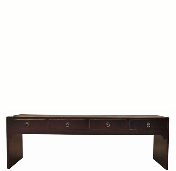 20th Century 4-Drawer Console Table