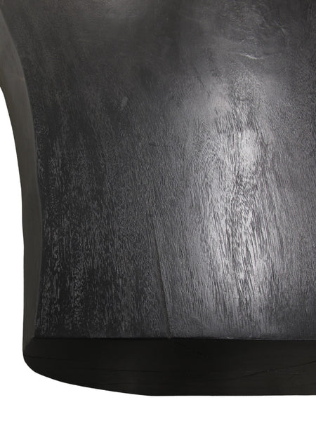 Minimalist Black Living Edge Block Coffee Table 15