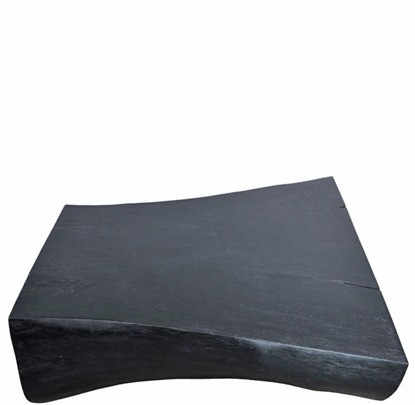 Minimalist Black Living Edge Block Coffee Table 15