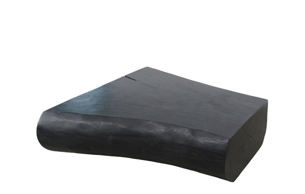 Minimalist Black Living Edge Block Coffee Table 15
