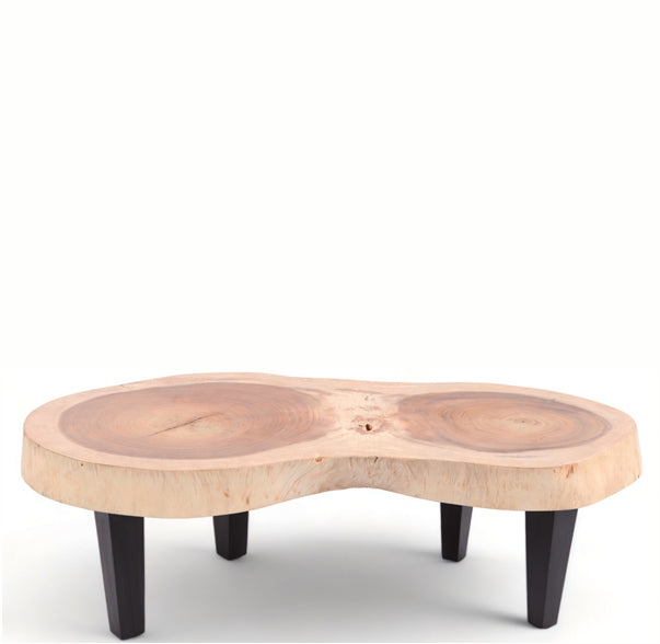 Double Ring Living Edge Coffee Table