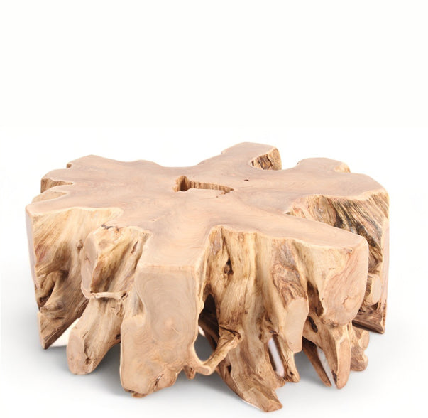 Round Teak Root Coffee Table  19