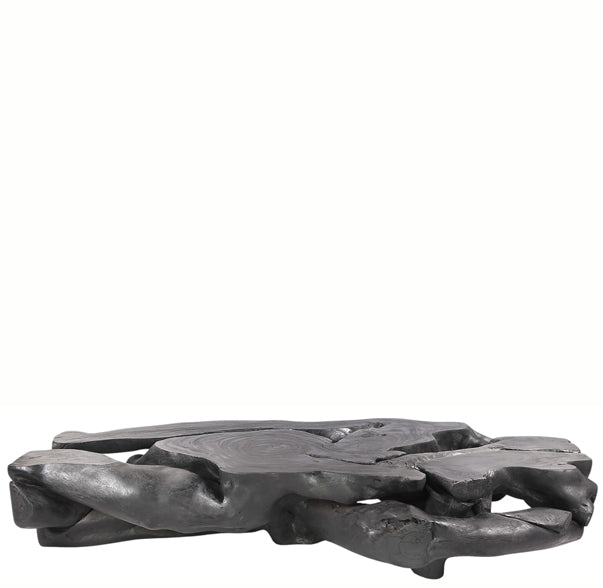 104” Inch Organic Black Suar Wood Coffee Table