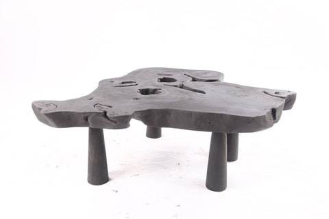 Black Living Edge One Slab Coffee Table 335