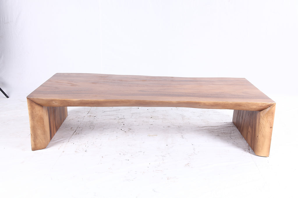 70” Inch Brown Rectangular Coffee Table 311