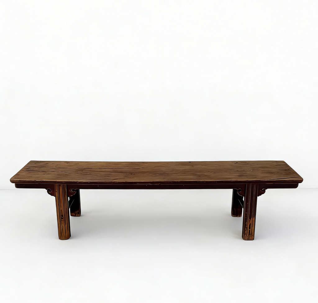 Vintage 85" Long Elm Bench