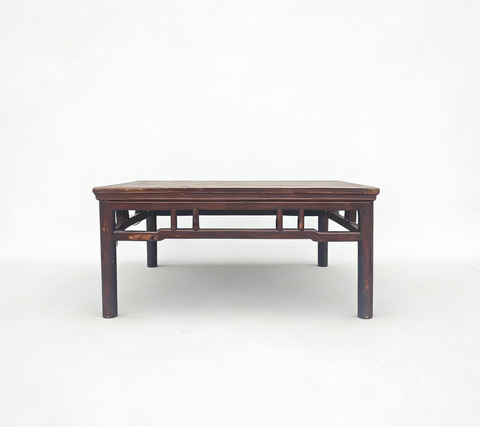 Antique 40" Square Coffee Table