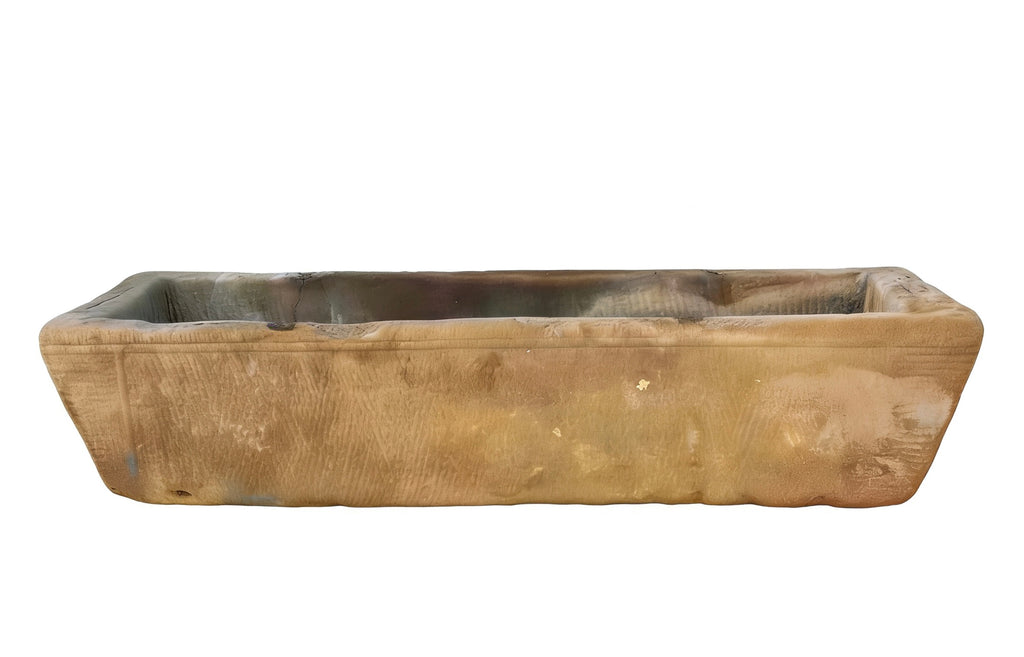 74" Inch Long Hand Chiseled Stone Trough 62