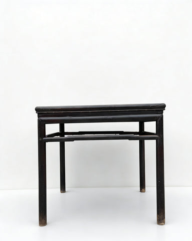 Antique Square Lacquered Tea Table