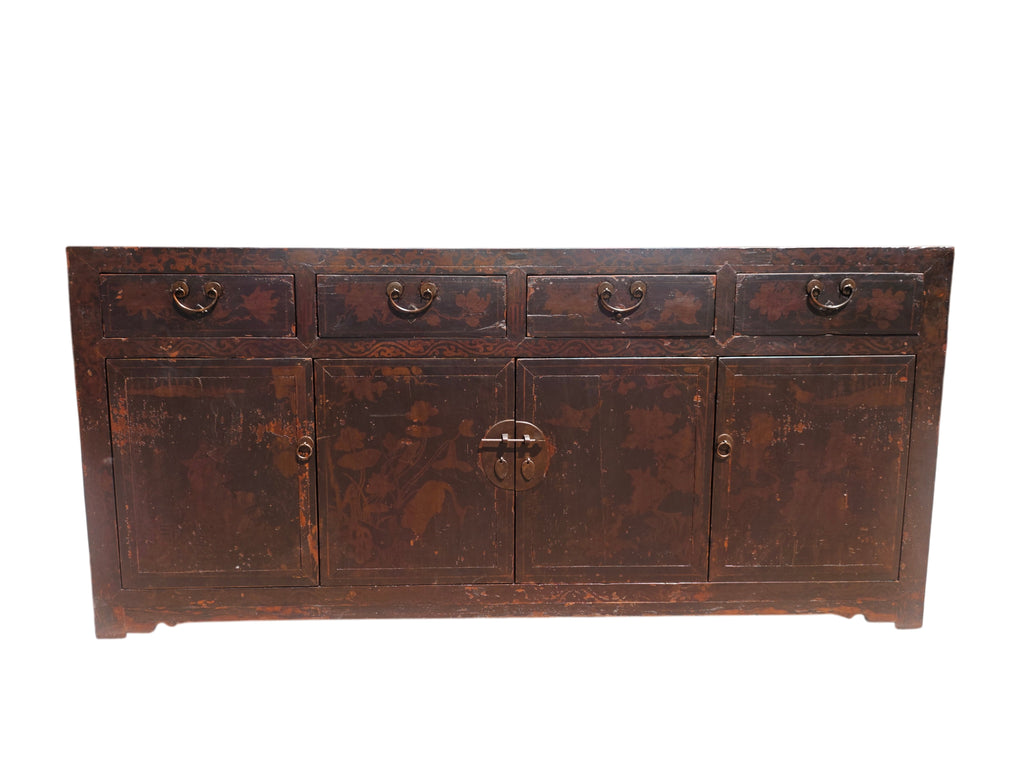 Early 20th Century Chinese Elm Sideboard