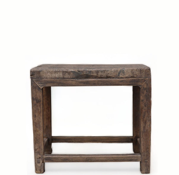 Elm Wood Stool or Accent Table 12