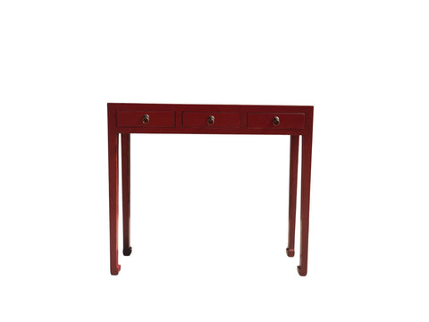 Antique 3-Drawer 37" Long Console Table - Dyag East