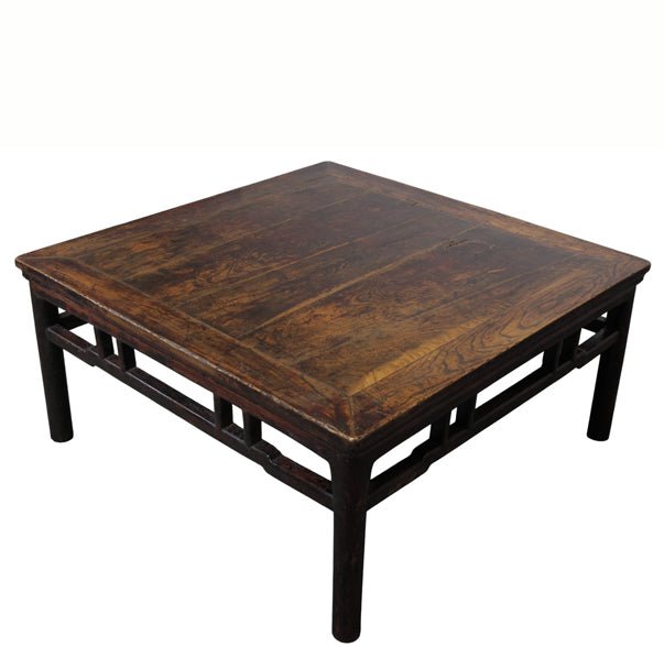 Antique 40" Square Coffee Table - Dyag East