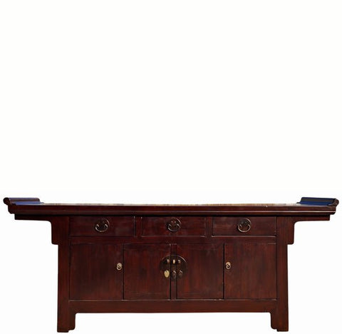 Antique Beijing Everted Flange Buffet Sideboard - Dyag East