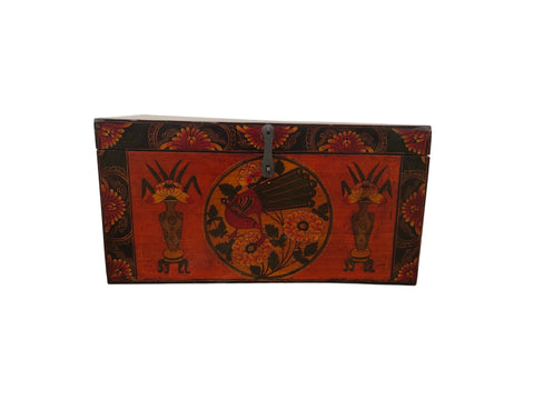 Antique Chinese Hand-Painted Storage Box - Dyag East