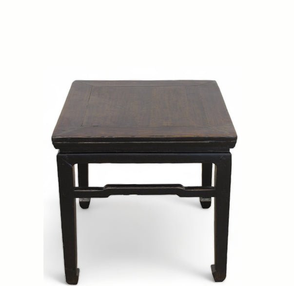 Antique Chinese Square Stool or Accent Table - Dyag East