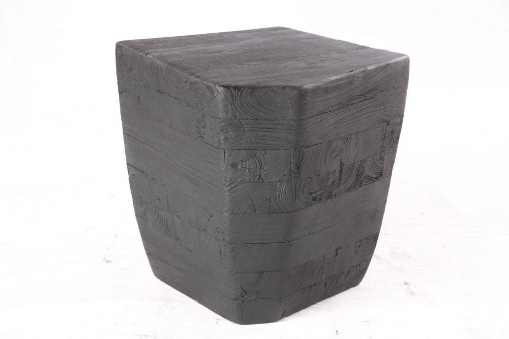 Black 15” Inch Block Accent Table 2.2 - Dyag East