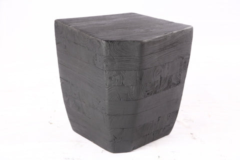 Black 15” Inch Block Accent Table 2.2 - Dyag East