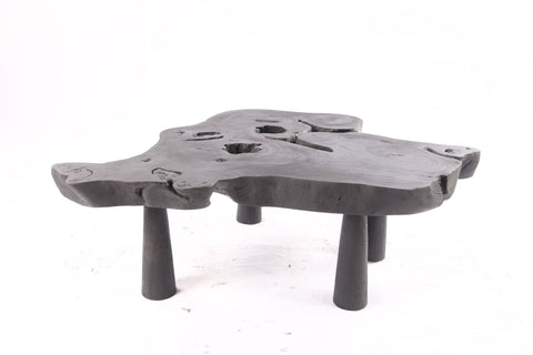 Black Living Edge One Slab Coffee Table 335 - Dyag East
