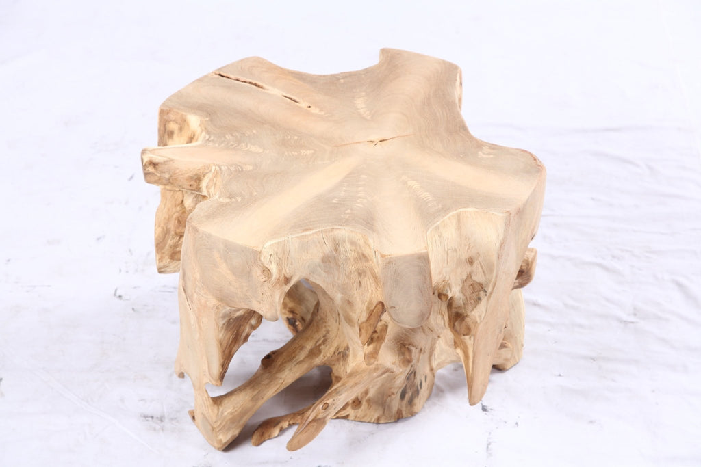 Free Form 23” Organic Teak Root Side Table 7.1 - Dyag East