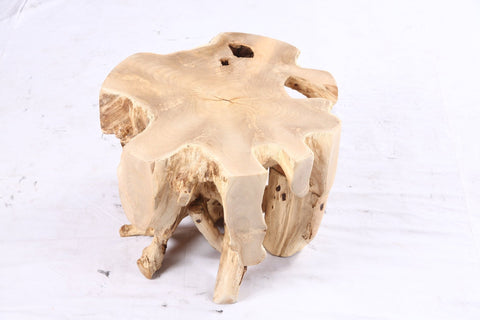 Free Form 23” Organic Teak Root Side Table 7.2 - Dyag East