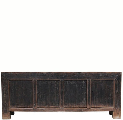 Vintage Distressed Reclaimed Wood Sideboard Cabinet 27 - Dyag East