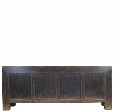 Vintage Distressed Reclaimed Wood Sideboard Cabinet 27 - Dyag East