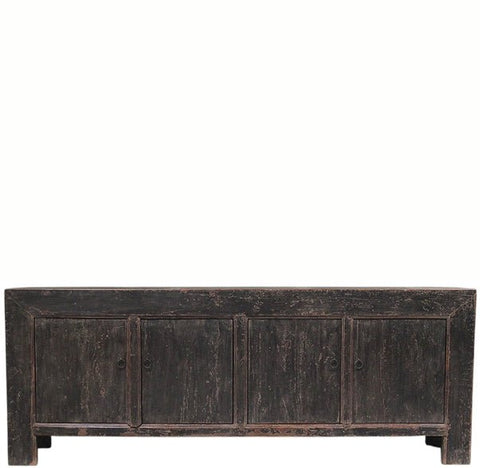 Vintage Distressed Reclaimed Wood Sideboard Cabinet 28 - Dyag East