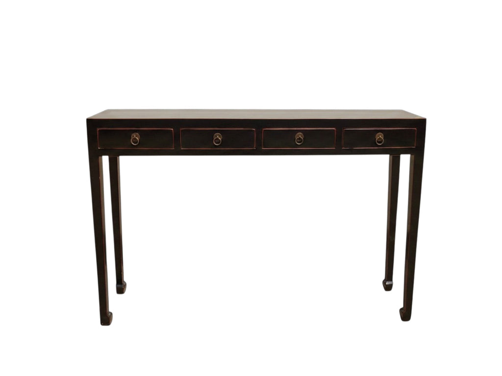 Vintage Elm 48" Long 4-Drawer Console Table - Dyag East
