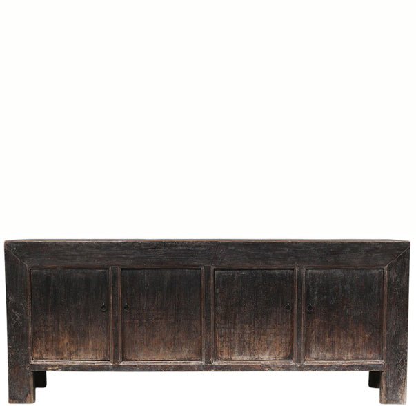 Vintage Hand Made Reclaimed Elm Sideboard Cabinet 32 - Dyag East