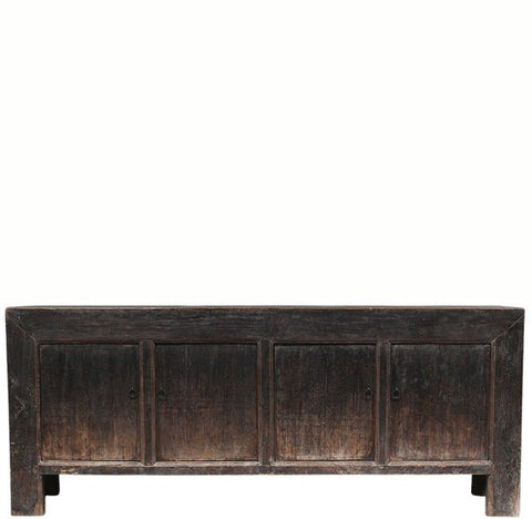 Vintage Hand Made Reclaimed Elm Sideboard Cabinet 32 - Dyag East