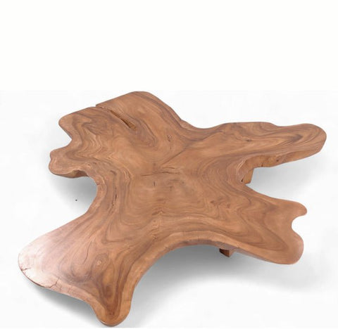 Z - Brown Free Form Living Edge One Slab Coffee Table - Dyag East