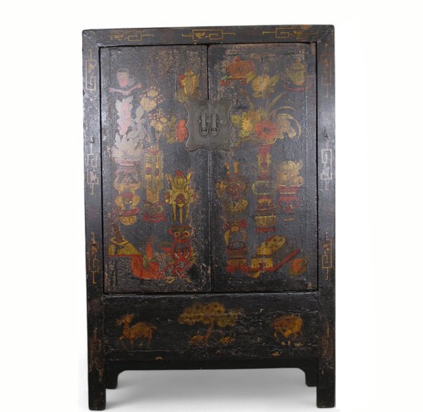 Z - Hand Painted Antique Chinese Cabinet 2 - Dyag East