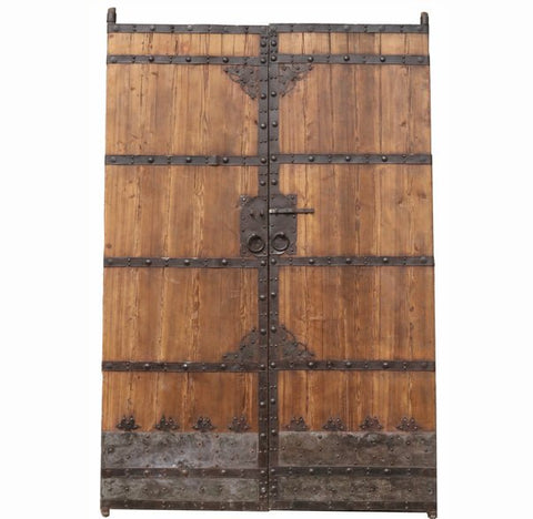 8.6 Feet Tall Large Vintage Chinese Door - Dyag East