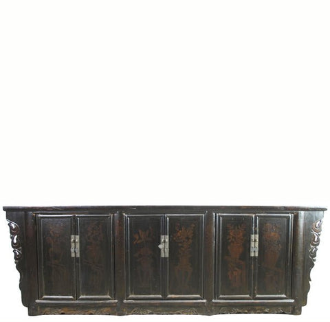 95" Long Large Antique Chinese Shanxi Sideboard - Dyag East